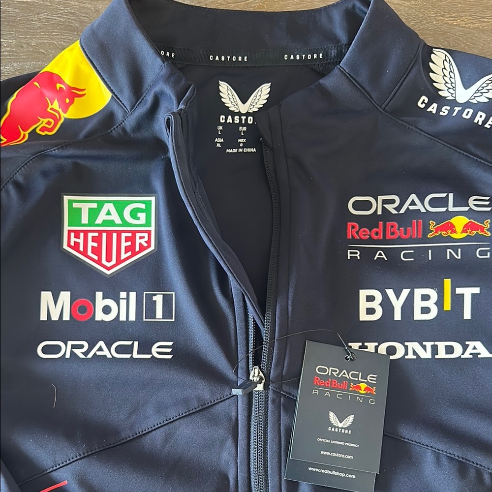 Red Bull Racing Navy Jacket - Picture 2 of 3